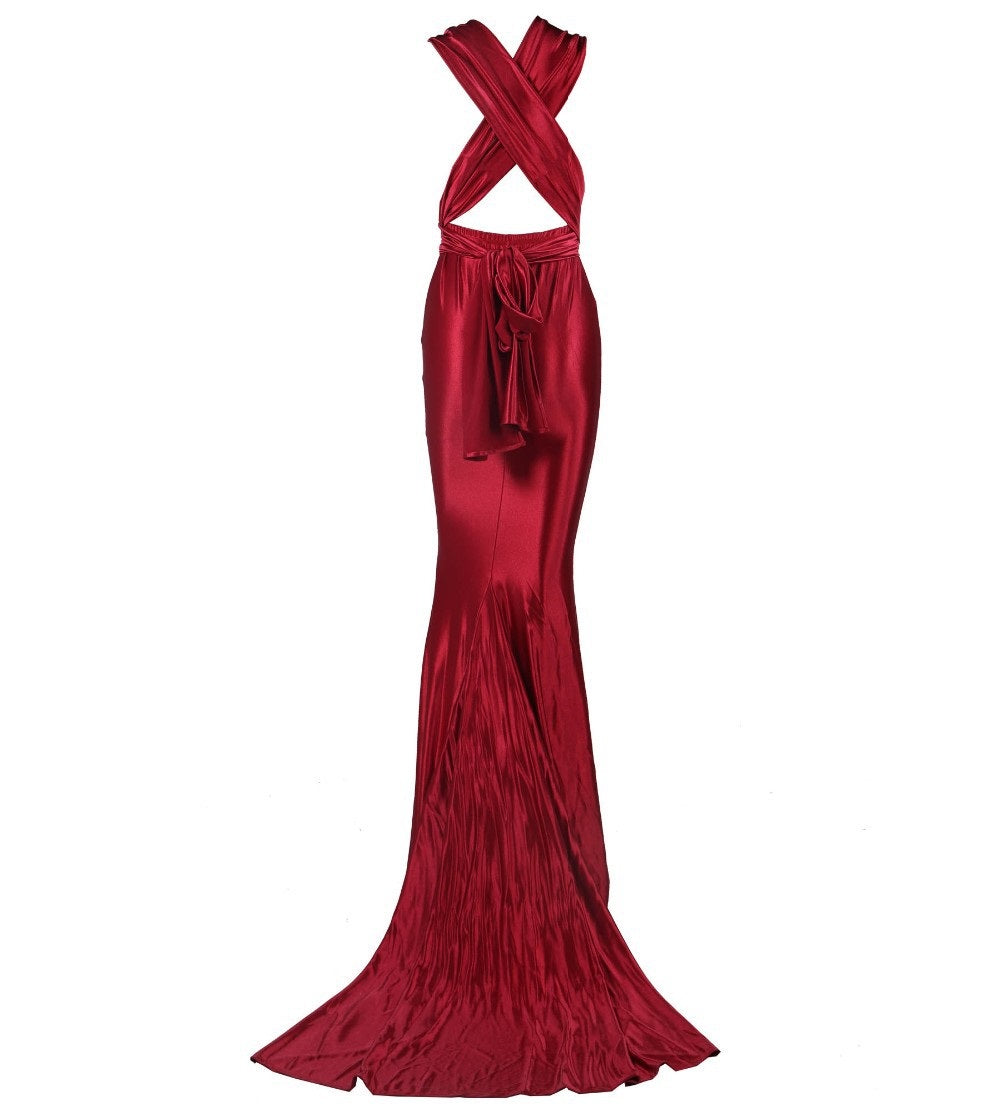 Red Evening Gown