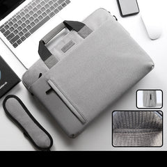 Portable Solid Color Large Capacity Laptop Bag