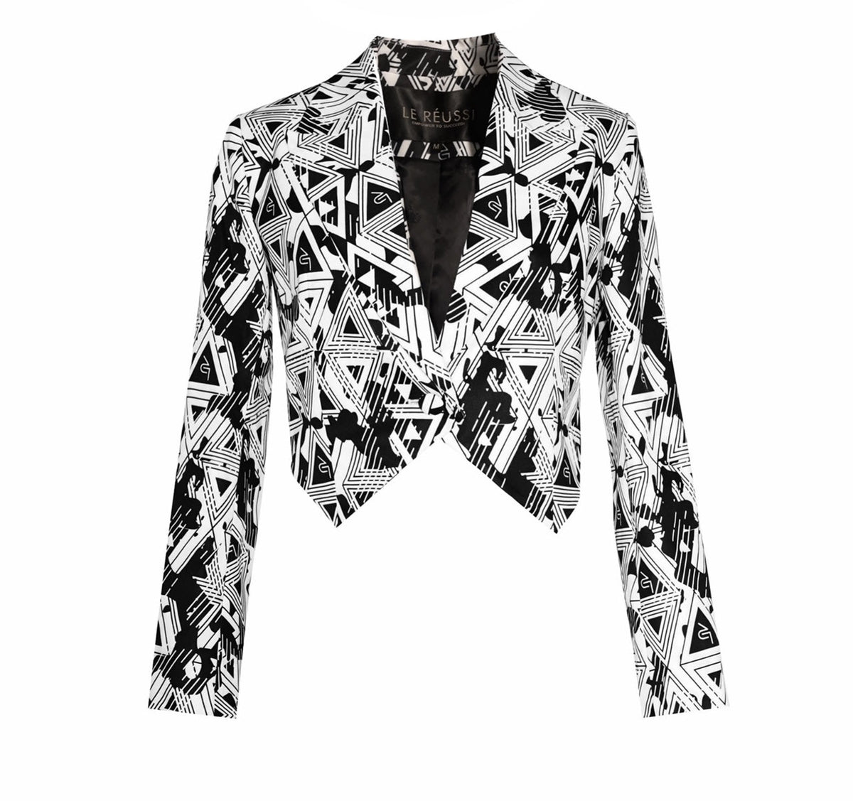 Amour Geometric Blazer - Celebrity Aura