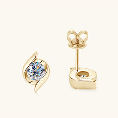 Affordable Luxury Fashion High-grade Moissanite Stud Earrings For Women