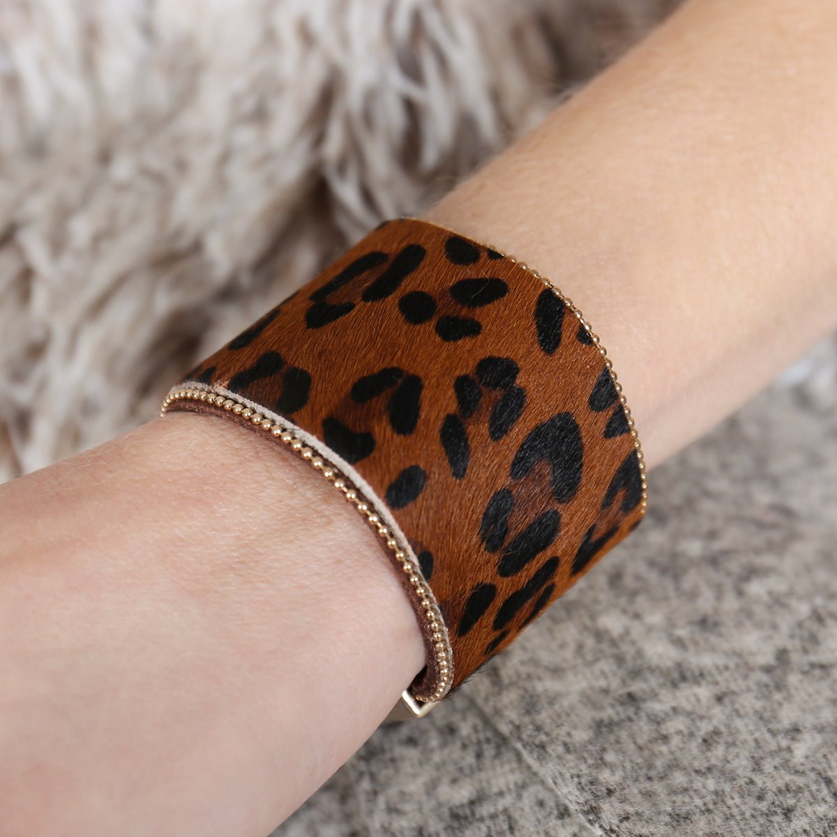 Leopard Print Bangles - Celebrity Aura